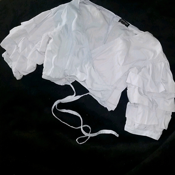 Cute light blue fashion nova top - Picture 2 of 3